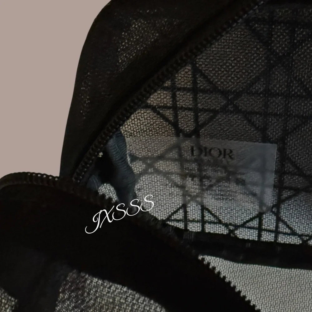 Black (Mesh) Dior Beauty Cosmetic-Makeup Bag - Picture 8 of 15